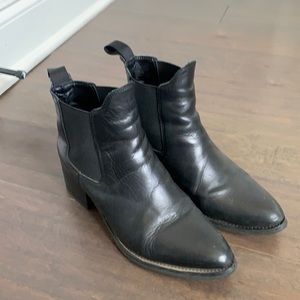 Tony Bianco black booties